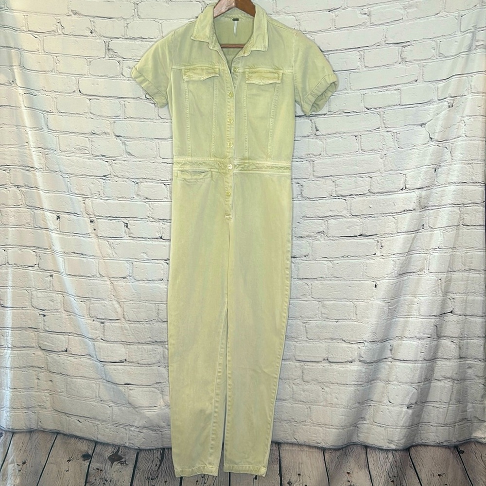 Young Fabulous & Broke Green Boiler Suit Size X-Small Excellent Condition
